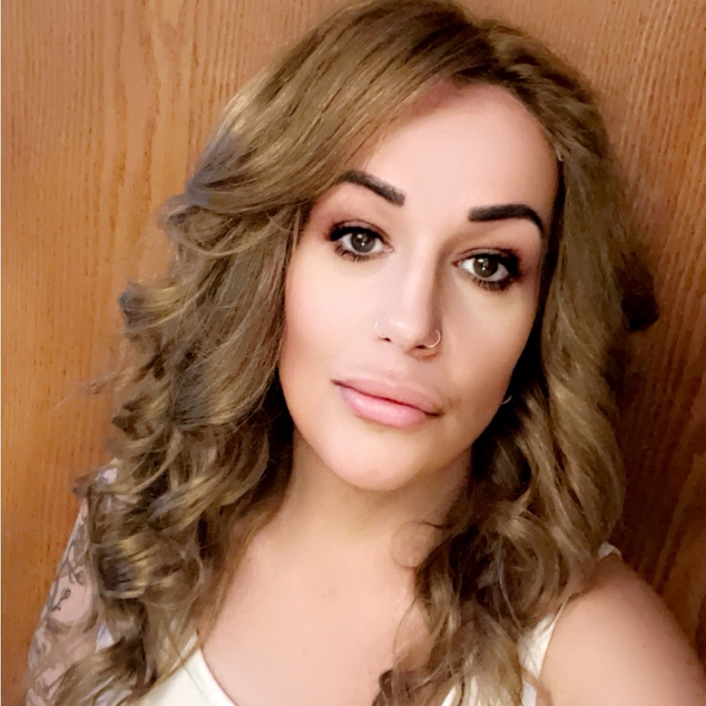 Human hair dark blonde